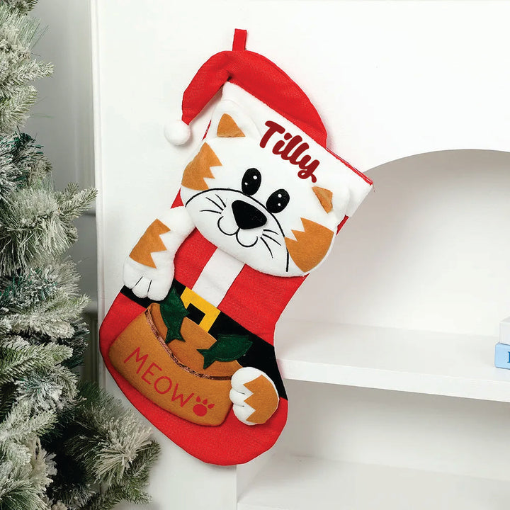 Babble Wrap Pet Stocking (Meow Meow!)