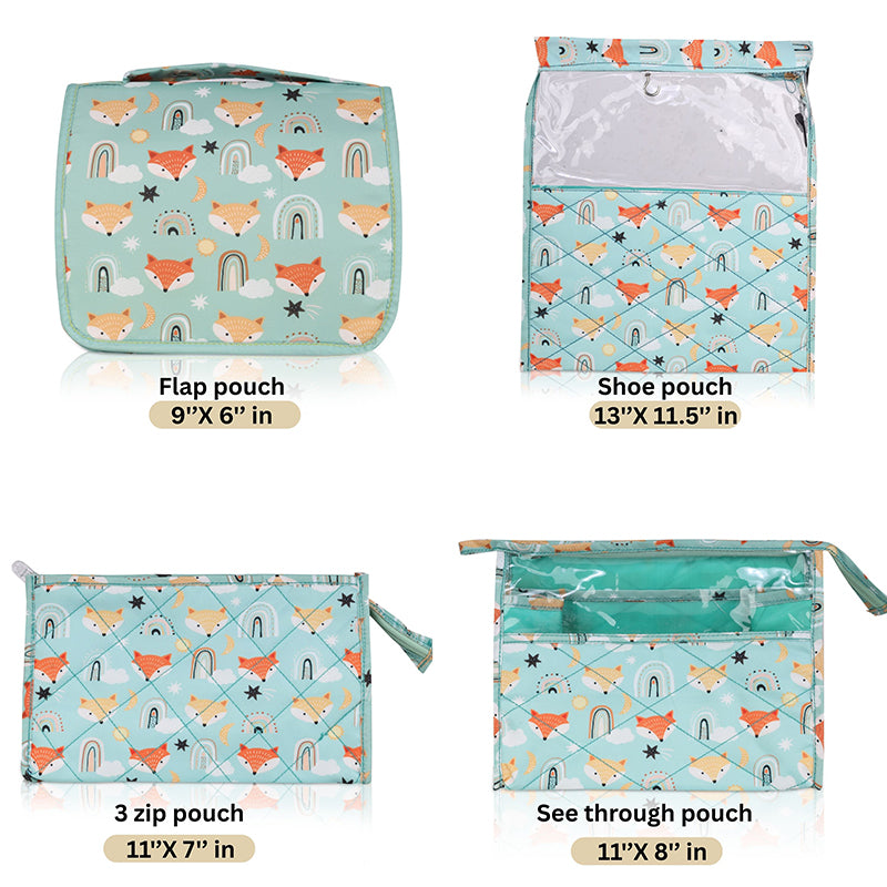 Multi use pouch set- 4 piece set - Fox