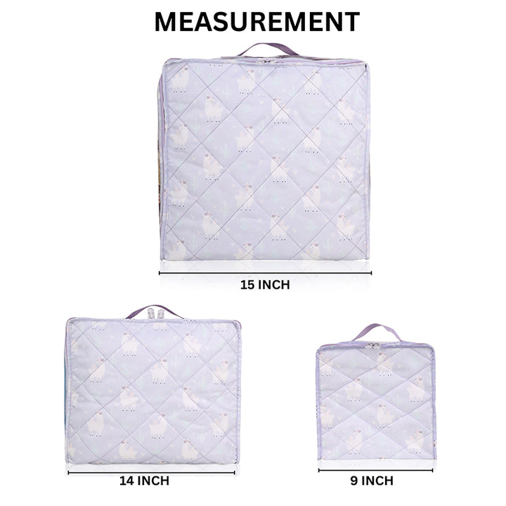 Travel cubes- 3 piece set- Llama