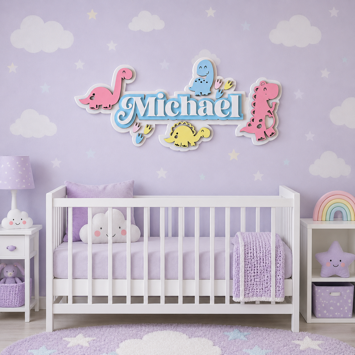 3 Layer Name Plaque- Dino Domain