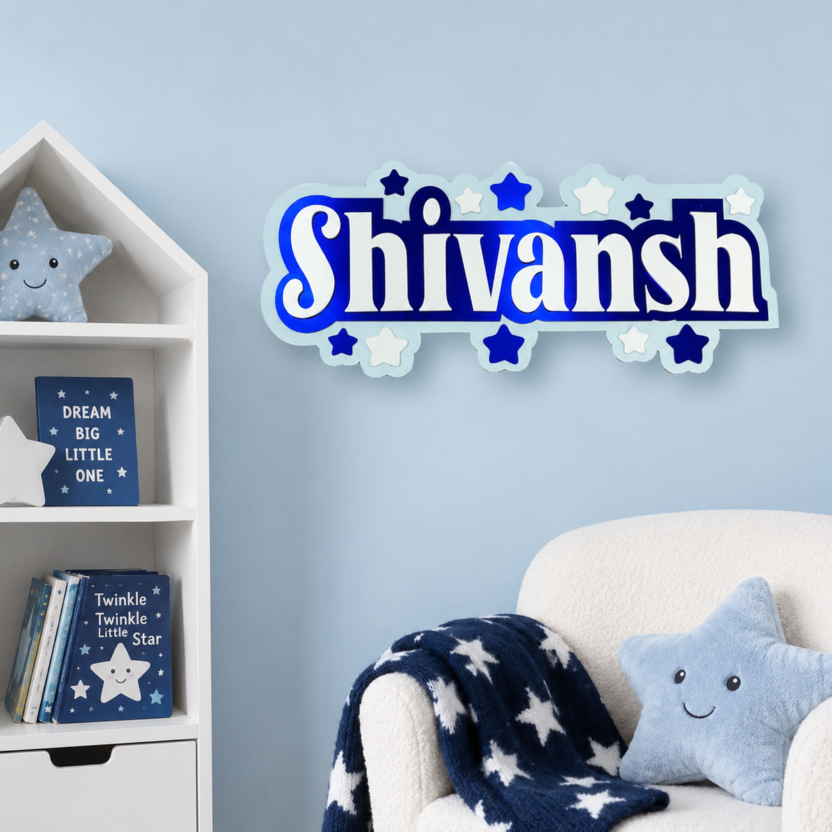 3 Layer Name Plaque - Starlit Haven