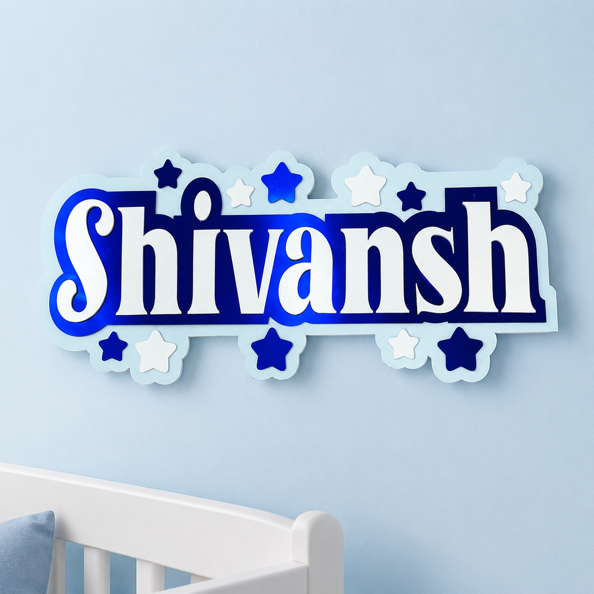 3 Layer Name Plaque - Starlit Haven