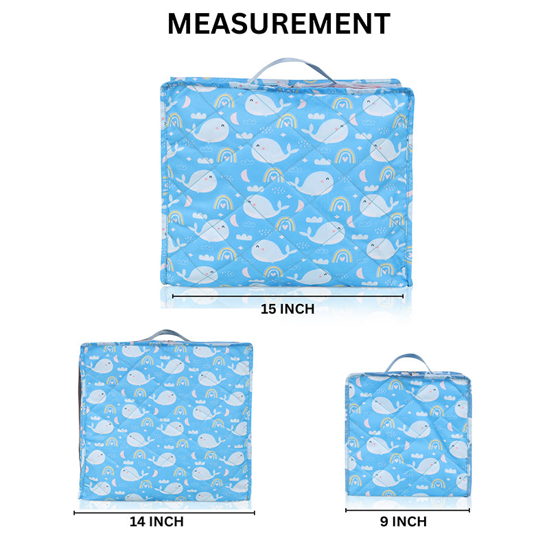 Travel cubes- 3 piece set- Whale