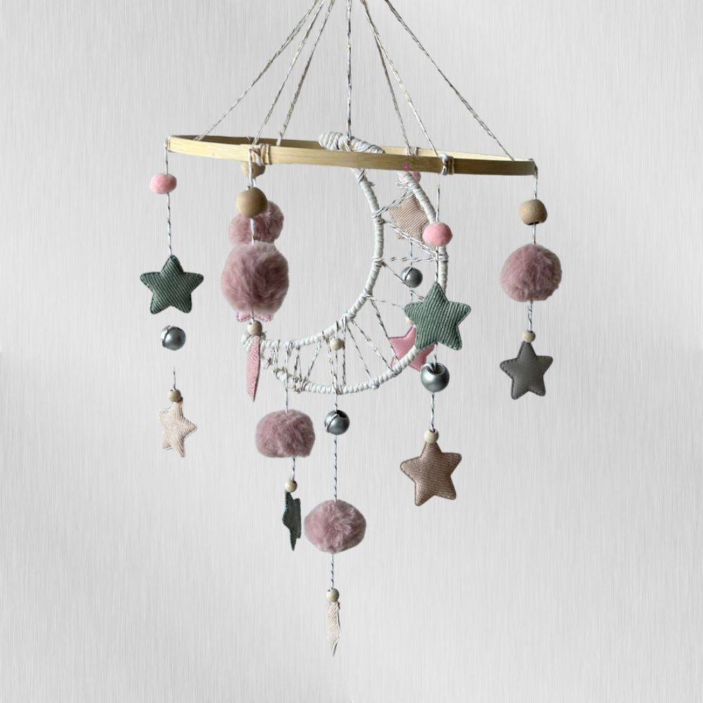 Babble Wrap Cot / Crib Mobile - Starry Moon