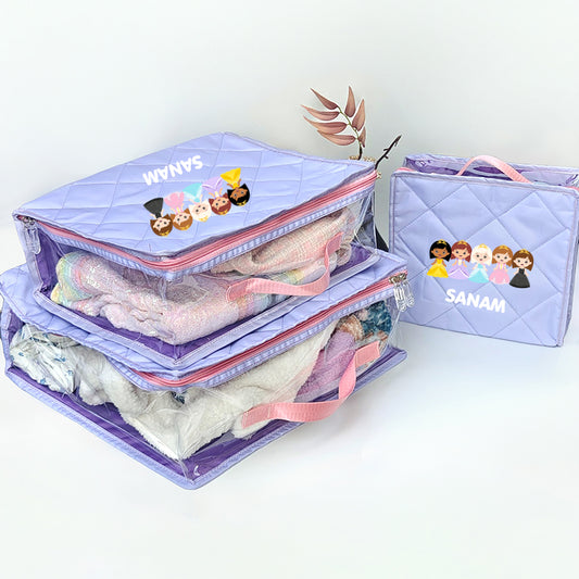 Travel cubes- 3 piece set- Princess