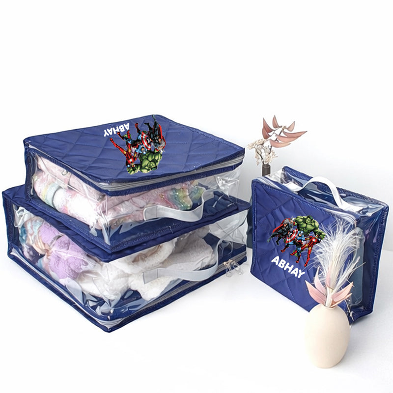 Travel cubes- 3 piece set- Super Hero