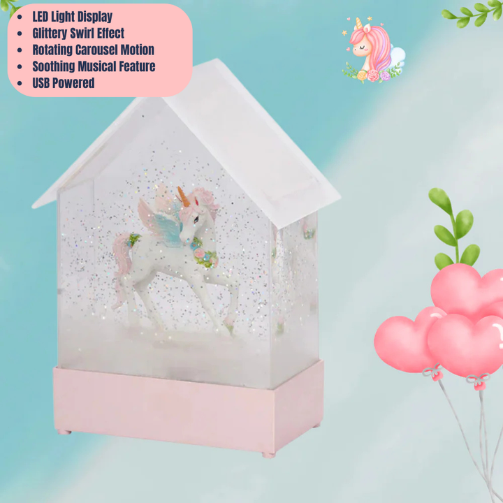 Babble Wrap Musical Snow House - Unicorn