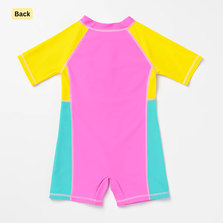 Candy Splash Zip-Up Swimsuit