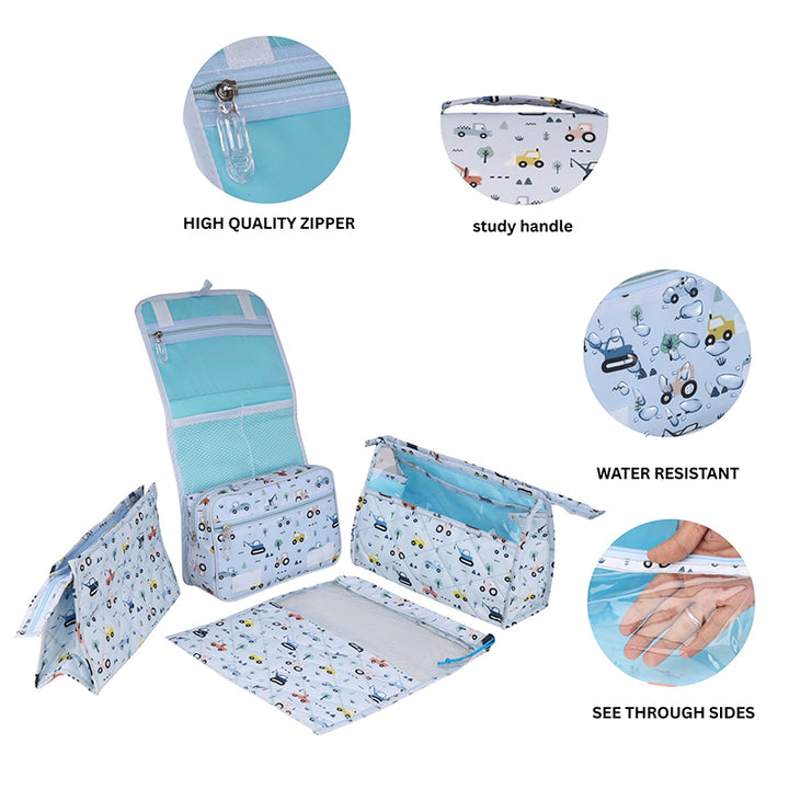 Multi use pouch set- 4 piece set -Vehciles