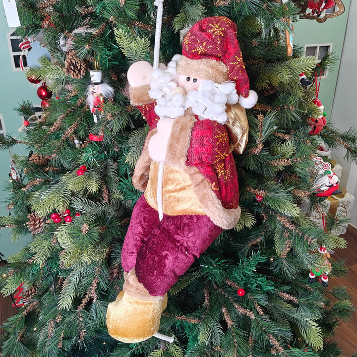 Royal Velvet Santa on a Tree