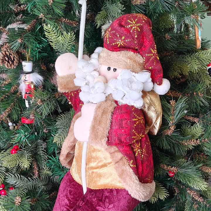 Royal Velvet Santa on a Tree