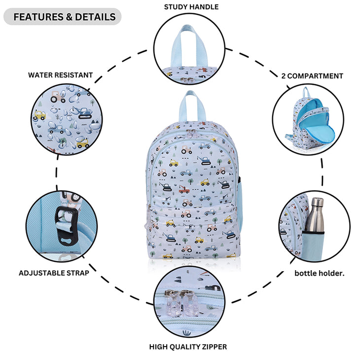 Printed backpack- Vehicle