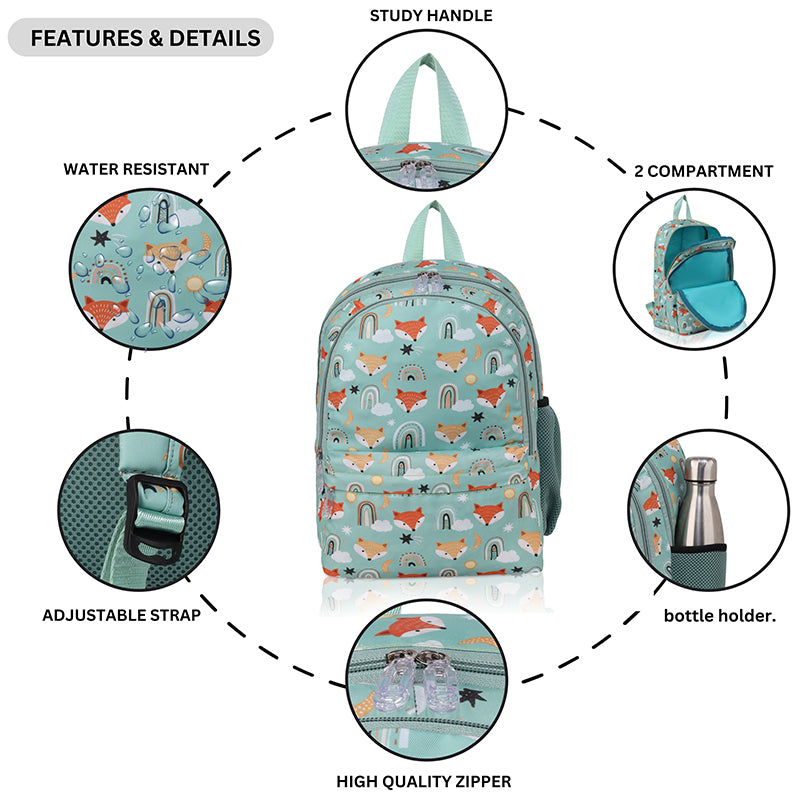 Printed backpack- Fox