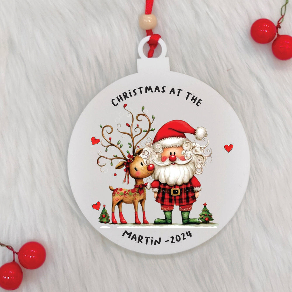Babble Wrap Santa’s Bestie Ornament