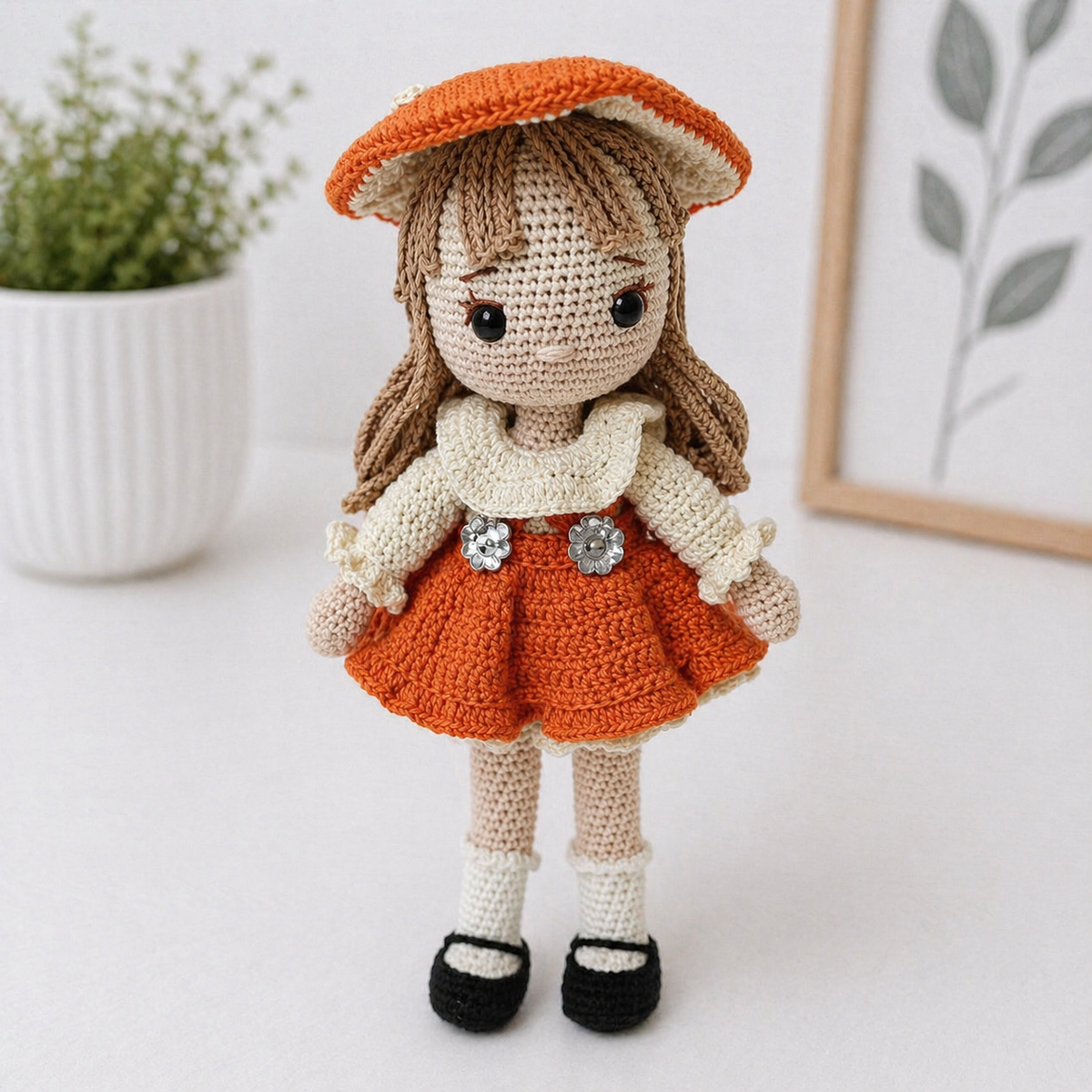 Crochet Doll - Madeline The Mushroom Doll