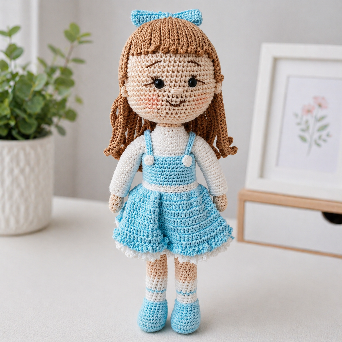 Crochet Doll -Snowbelle