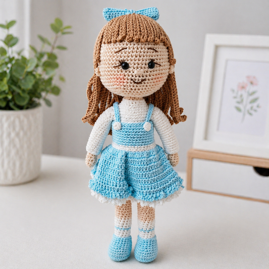 Crochet Doll -Snowbelle