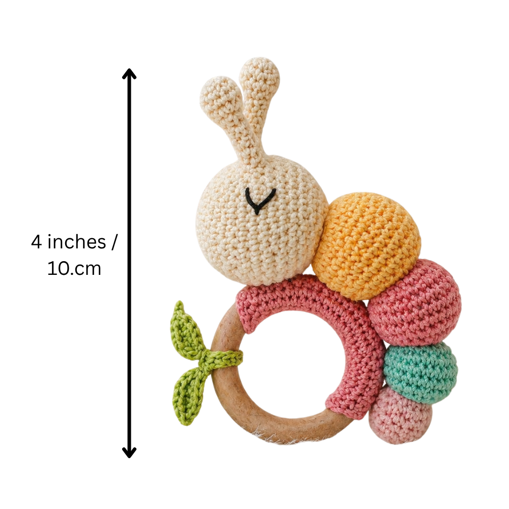 Crochet Rattle - CuddleCrawl – Sunshine