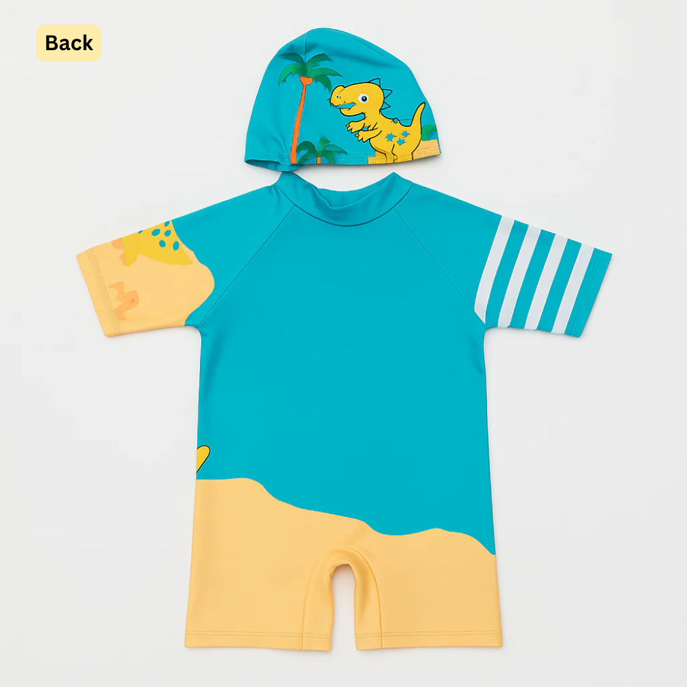 Dino Island Adventure Swim Set with Cap