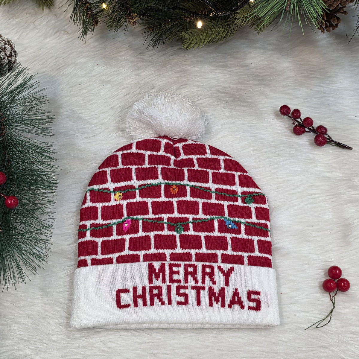 Knit LED Beanie -Set of 4