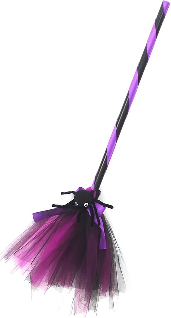 Wicked Witch Broom – Midnight Hex (Purple)