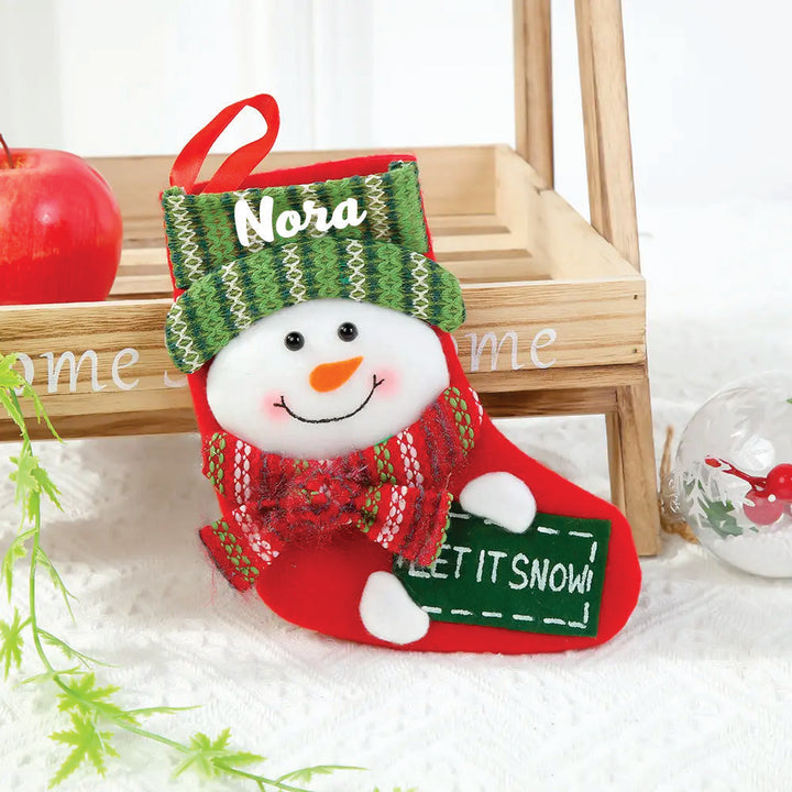 Babble Wrap Ho Ho Ho Surprise! Mini Stocking (Snowman)