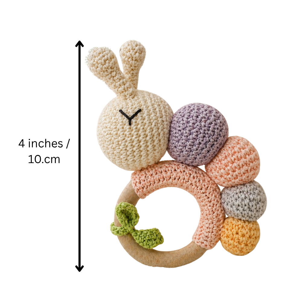 Crochet Rattle - CuddleCrawl – Blossom