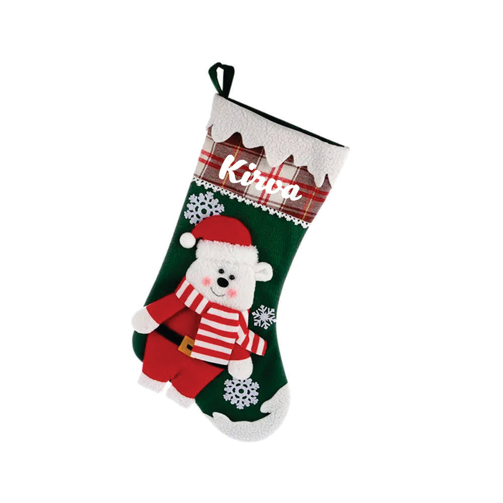 Babble Wrap Snowflake Magic Stocking (Snowman)