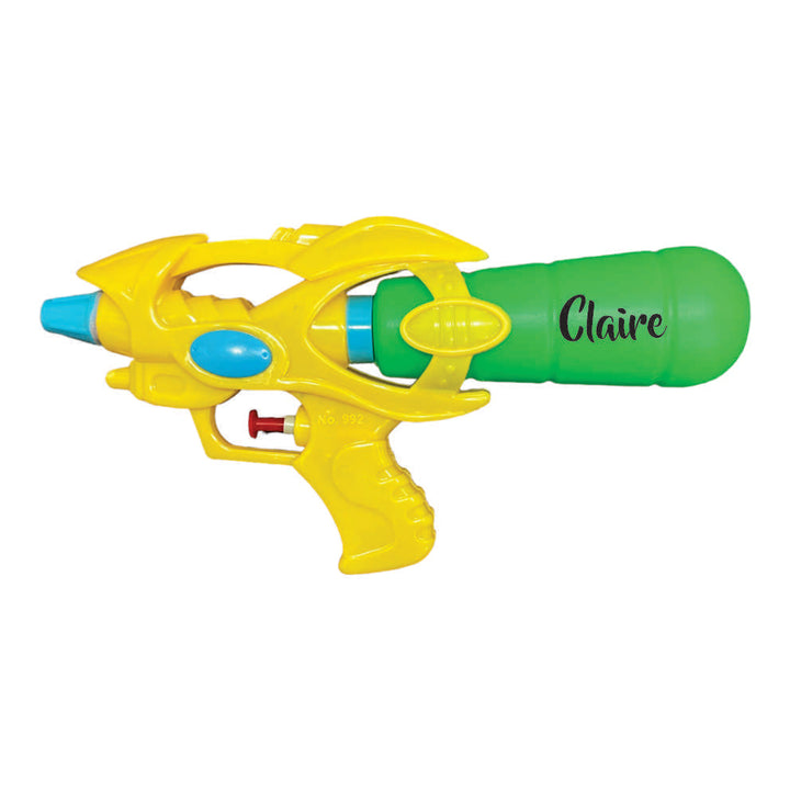 Personalised Holi Pichkari- Splashy Dhamaka (Yellow- Green)