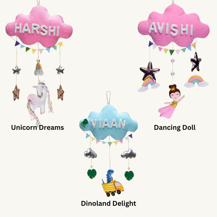 Junior Zooloo Safari Personalised Cloud Hanging