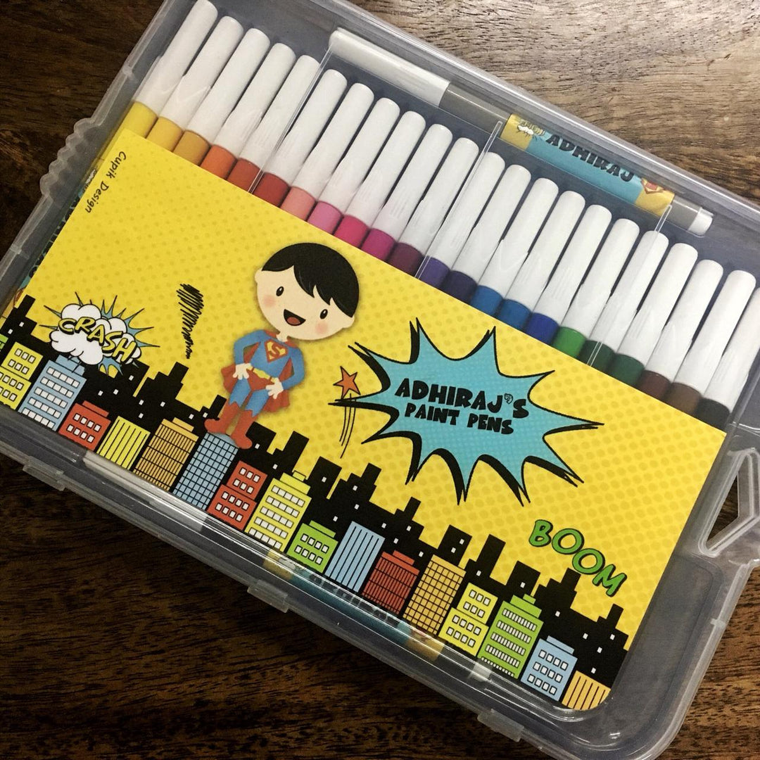 Superboy Aqua Sketch Pens