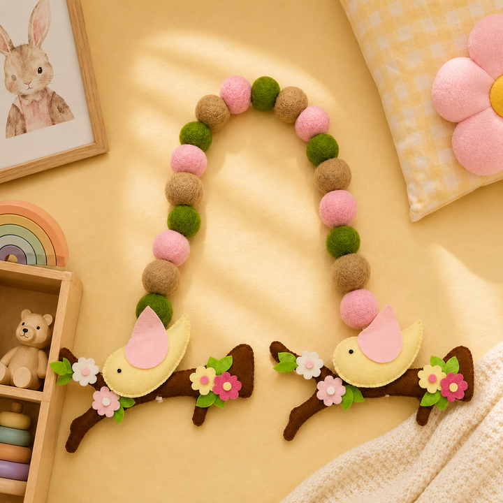 Curtain Tie - Bird Haven