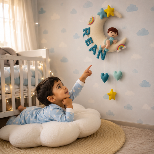Babble Wrap Sweet Moonlight Name Hanging
