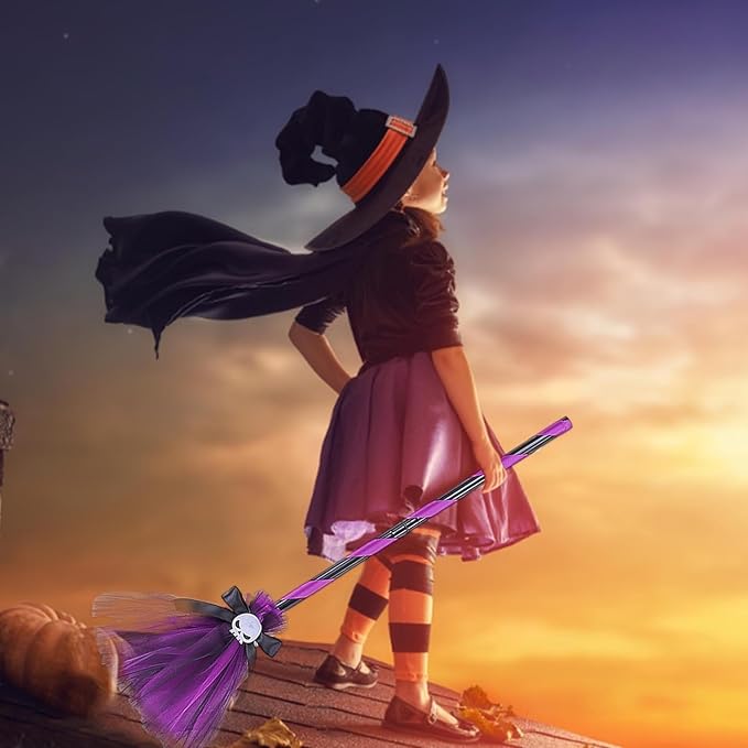 Wicked Witch Broom – Midnight Hex (Purple)