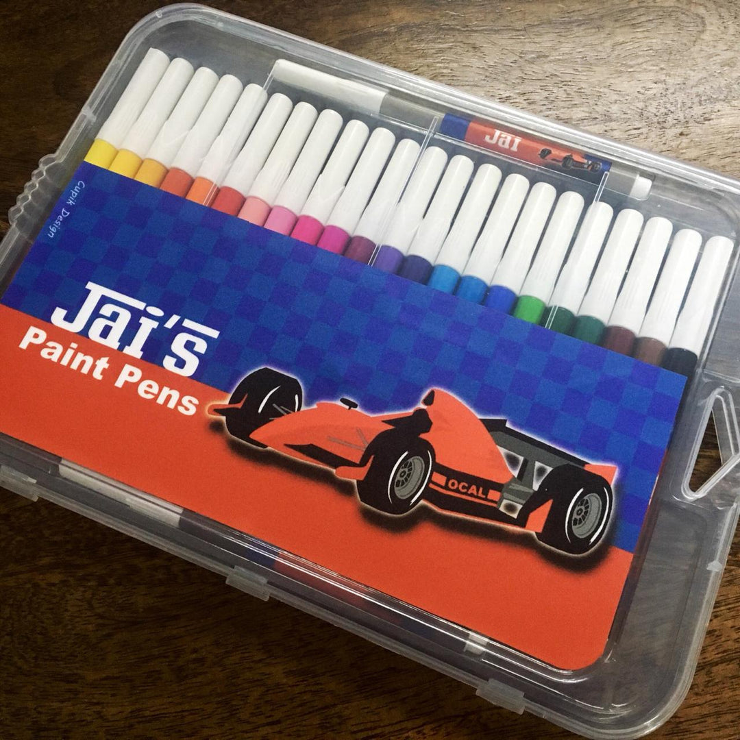 Racecar Aqua Sketch Pens