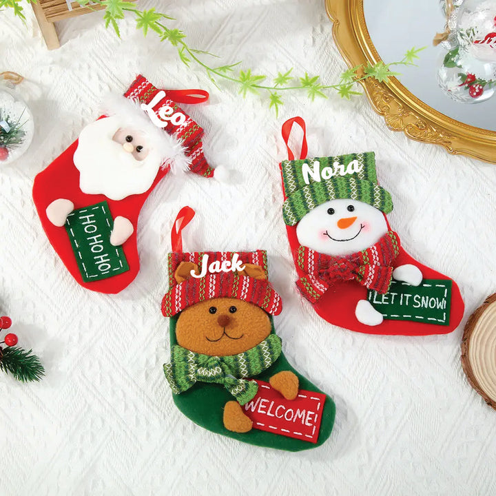 Babble Wrap Ho Ho Ho Surprise! Mini Stocking (Set of 3)