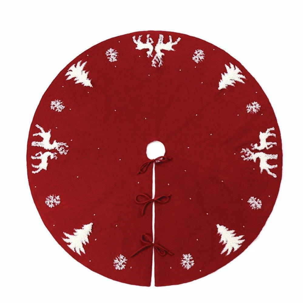 Babble Wrap 50" Tree Skirt-to-Cape - Snowflake Swirl