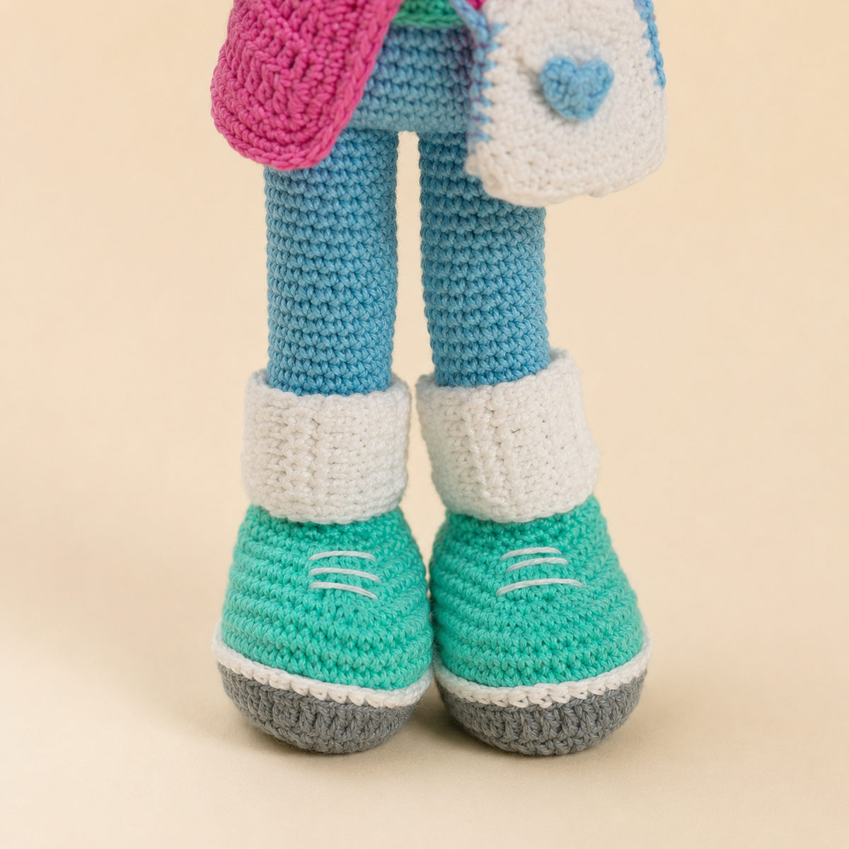 Crochet Doll - Beanie Rosie