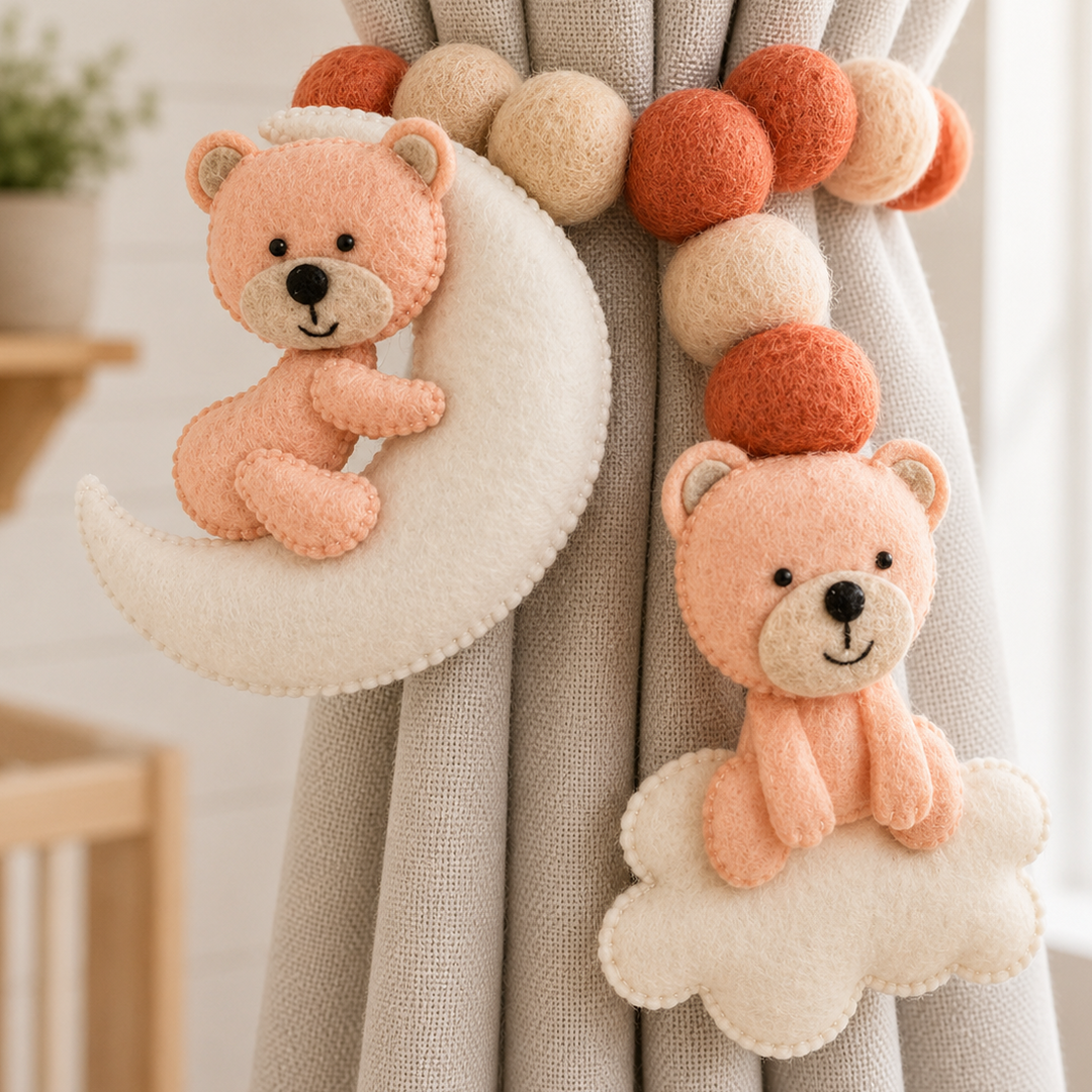Curtain Tie - Teddy’s Celestial Journey