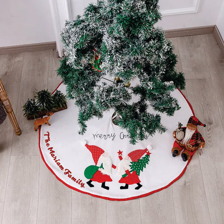 Babble Wrap 42" Tree Skirts - Santa's Wonderland