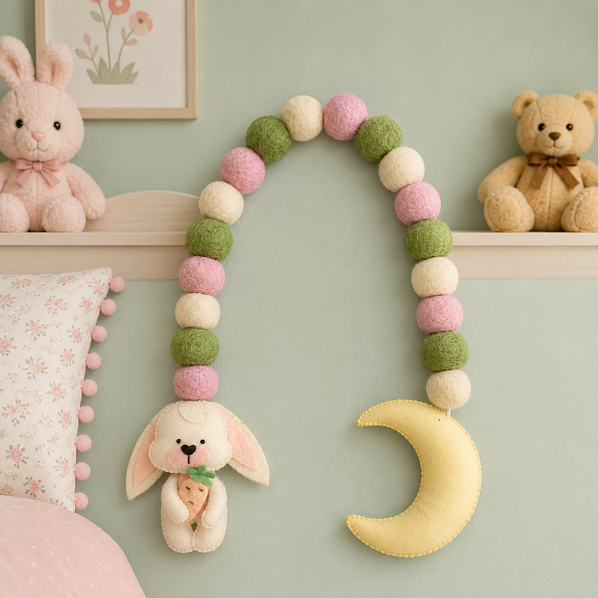 Curtain Tie - Bunny's Delight