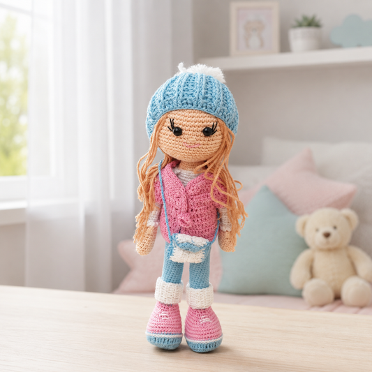 Crochet Doll - Beanie Bloom