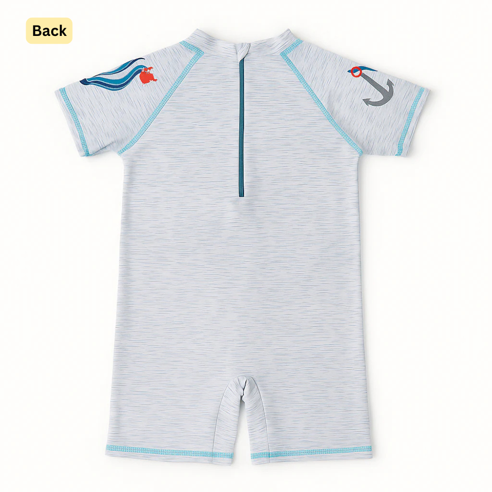 Captain Crabby’s Sea Voyage Swim Set with Cap
