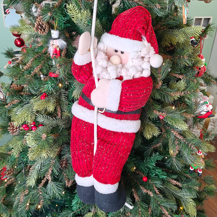 Sparkle Suit Santa on a Tree