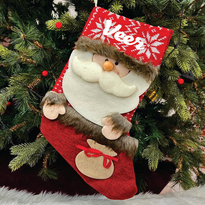 Babble Wrap Jolly Joy Stocking (Santa)