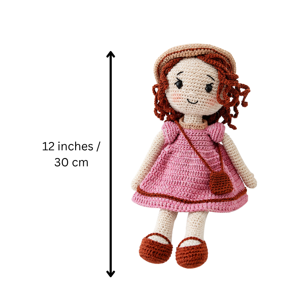 Crochet Doll - Chloe The Curly Doll