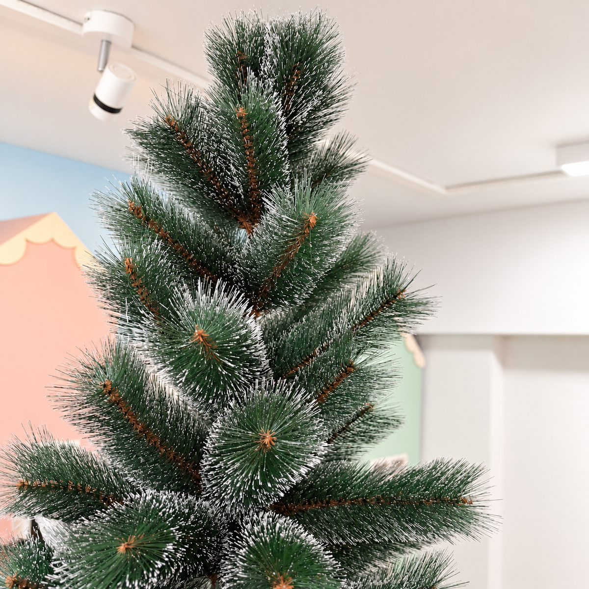6ft Alpine Frost Evergreen Christmas Tree