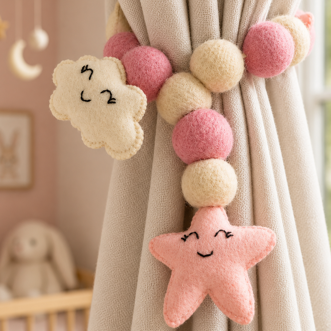 Curtain Tie - Starry Sky