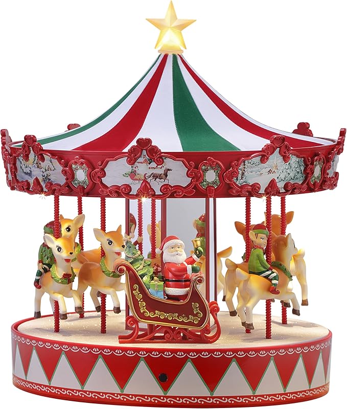 Babble Wrap 14" Musical Vintage Carousel