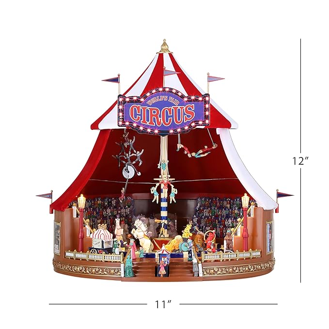 Mr. Christmas 12" Musical World's Fair Circus